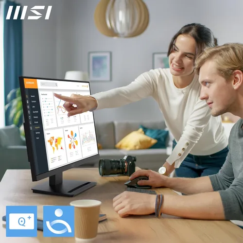 Miniatura 4 de MSI PRO MP243L E14 Monitor de oficina para juegos IPS 1920 x 1080 (FHD) de 24 pulgadas, 144Hz, Adaptive-Synch, listo para HDR, HDMI, puerto VGA