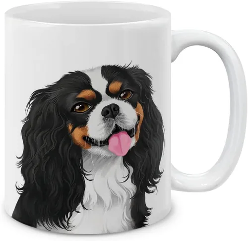 Miniatura 7 de MUGBREW Cute Winking Golden Retriever - Taza de café de cerámica, 11 onzas Lindo Guiño Dorado Retriever