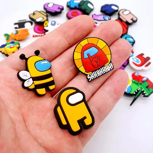 Miniatura 7 de JunxinGYL 42 piezas de dijes para zapatos, pulsera con agujeros, accesorios para niños, niñas, adolescentes y adultos, recuerdos de fiesta de Among