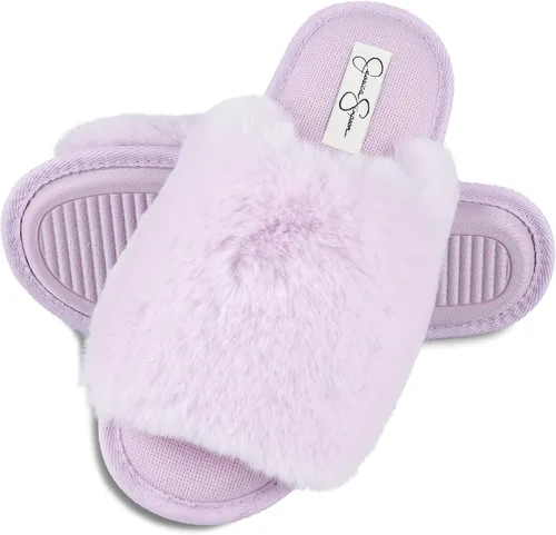 Miniatura 2 de Jessica Simpson - Pantuflas piel sintética para mujer con espuma viscoelástica