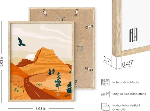 Miniatura 3 de HAUS AND HUES Pósteres vintage del parque nacional, juego de 6 impresiones artísticas de parques nacionales, arte de pared de naturaleza y juego