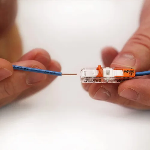 Miniatura 3 de WAGO 221-2401 Tuercas de palanca compactas para empalme de conectores de cable en línea con estuche 12 piezas