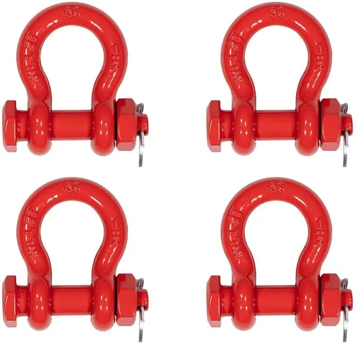 Miniatura 26 de Mytee Products - Grillete de anclaje forjado de 5/8" de acero al carbono con tornillo de aleación, 3.25 toneladas (6,500 libras) de capacidad de 20