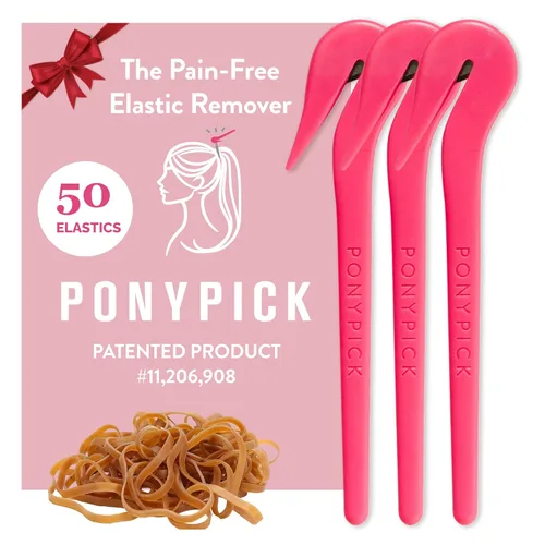 Miniatura 9 de THE PONY PICK - Herramienta de corte de bandas elásticas para el cabello, fácil de usar, sin dolor, sin daños en el cabello, herramienta de corte