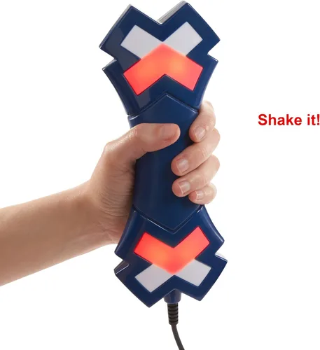 Miniatura 4 de Mattel Games Juego electrónico de señales cruzadas con par de varitas de luz parlante, juega solo o con hasta 4 jugadores, mueve las varitas hacia