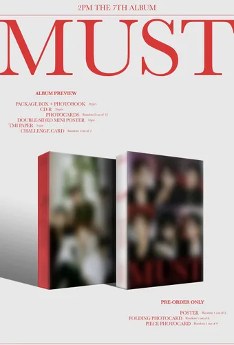 Miniatura 3 de JYP Ent 2PM - Must (Vol.7) Álbum (versión aleatoria) (VDCD6855)