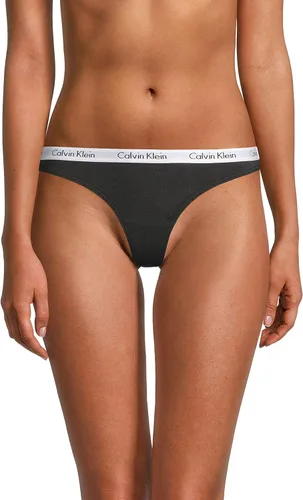Miniatura 2 de Calvin Klein - Carousel Tanga de algodón con logo para mujer