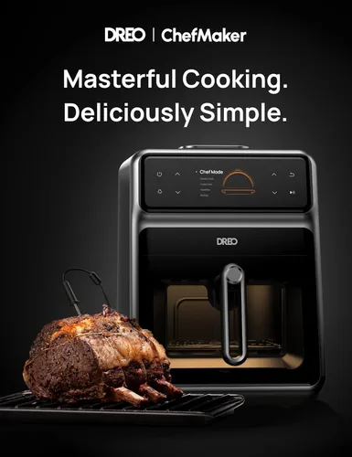 Miniatura 2 de Dreo ChefMaker - Freidora combinada, cocina como un profesional con solo presionar un botón, freidora de aire inteligente con sonda de cocina
