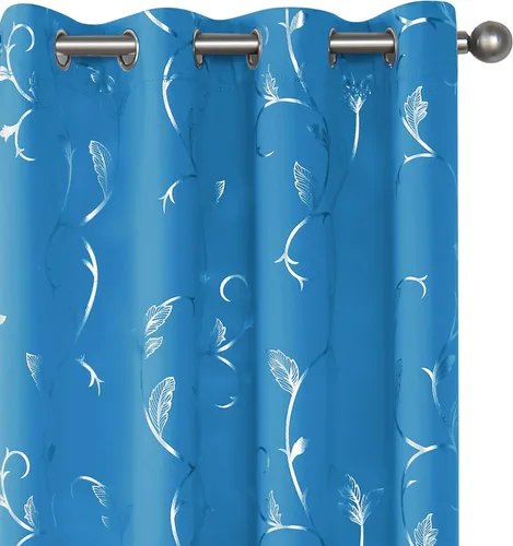 Miniatura 57 de BUHUA Cortinas Opacas de 63 Pulgadas de Largo, 2 Paneles con Aislamiento Térmico, Tratamiento de Ventana para Dormitorio, Cortinas Oscurecedoras