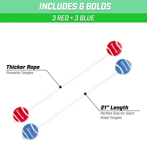 Miniatura 4 de GoSports Juego de lanzamiento de escalera prémium para exteriores con 6 bolos, estuche de transporte de viaje y rastreadores de puntuación, elige