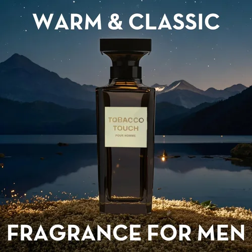 Miniatura 2 de A CENTER Tobacco Touch Colonia para Hombres 100ml (3.4 fl oz) Eau De Toilette Spray Perfume, Notas de Tabaco, Madera de Cedro, Vainilla Fragancia