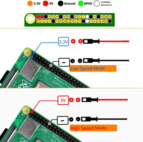 Miniatura 9 de iUniker Funda para Raspberry Pi 4, carcasa ABS Pi 4 con ventilador de refrigeración, disipador de calor Pi 4, cubierta superior extraíble simple