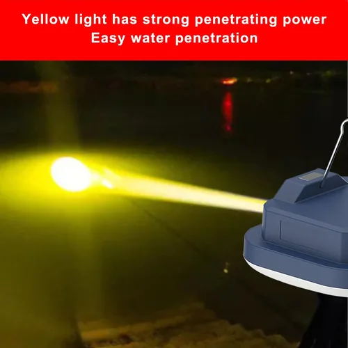 Miniatura 4 de Luces LED de campamento de 4 pulgadas recargables de 1500 lúmenes, 10000 mAh, hasta 120 horas de funcionamiento, 4 modos de luz, IP54 resistente al