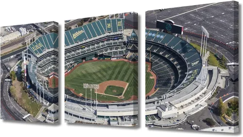 Miniatura 39 de TUMOVO American Sports - Decoración de pared Wrigley Stadium, 3 piezas, arte de pared de estadio de béisbol, cuadros para decoración del hogar