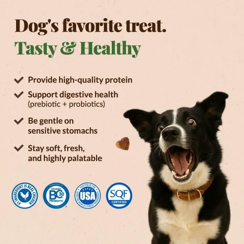 Miniatura 2 de Get Naked Biteables - Golosinas suaves para perros de salud digestiva, bolsa de 6 onzas
