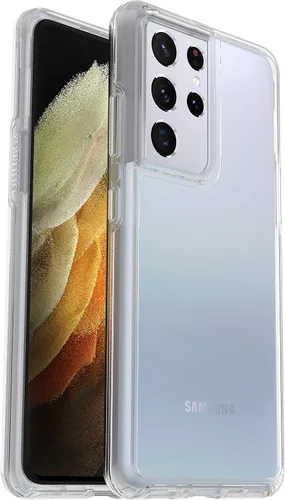 Miniatura 8 de OtterBox Para Samsung Galaxy S21 5G, elegante funda protectora transparente a prueba de caídas, serie Symmetry Clear, transparente, embalaje