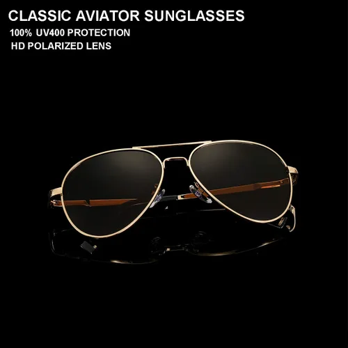 Miniatura 177 de Gleyemor Lentes de sol polarizados estilo aviador para niños y niñas, jóvenes, adolescentes, dos tamaños de 1.969 in y 2.047 in