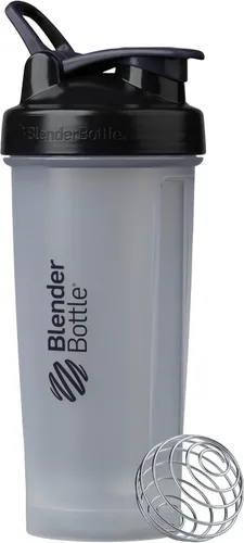 Miniatura 21 de BlenderBottle Botella Batidora Clásica Perfecta para Batidos de Proteínas y Pre-Entreno, 20 Onzas, Negro