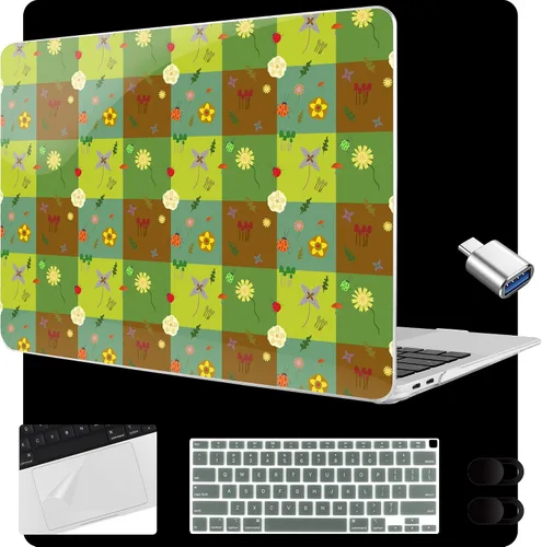 Miniatura 37 de MEEgoodo para MacBook Air de 13.3 pulgadas, funda 2021 2020 2019 2018 A2337 M1 A2179 A1932, carcasa transparente para MacBook Air M1, carcasa dura