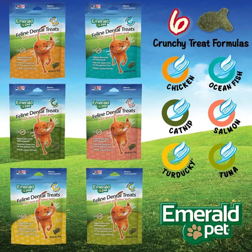 Miniatura 7 de Feline Dental Treats - Delicias y crujientes golosinas dentales para gatos sin granos, golosinas dentales naturales para limpiar los dientes