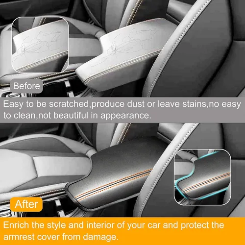 Miniatura 4 de Funda de reposabrazos de consola central para accesorios Subaru Crosstrek 2018 2019 2020 2021 2022 2023 Impreza 2017-2023 Caja de cubierta
