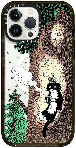 Miniatura 222 de Funda Impact de CASETiFY para iPhone 13 Pro Max con Magsafe - Estuche Claro Cuento de Invierno - Claro Negro Estuche transparente Winter Tale