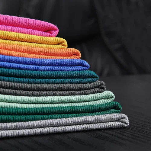 Miniatura 5 de GEMBERA Camisetas básicas de manga larga con cuello redondo y punto acanalado para mujer, estilo casual, ajustadas