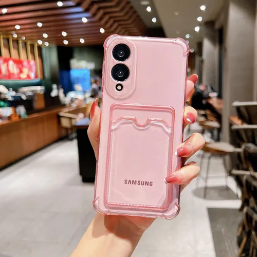 Miniatura 183 de Tuokiou Funda para Samsung Galaxy A14 5G, Fundas Protectoras Transparentes con Ranura para Tarjetas, Funda Cartera de TPU Suave Ajustada Resistente