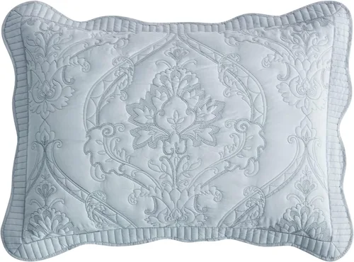 Miniatura 22 de CHIXIN Juego de colcha extragrande tamaño King – Funda de cama ligera – Hermosas costuras – Colcha reversible de 5 piezas – Patrón de paisley