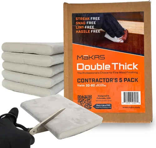 Miniatura 13 de MāKRS Almohadilla para Tinte de Doble Grosor, Almohadillas para Teñir Cortables a Medida, Paquete de 1, Aplicador Sin Pelusas, Sin Enganches, Sin