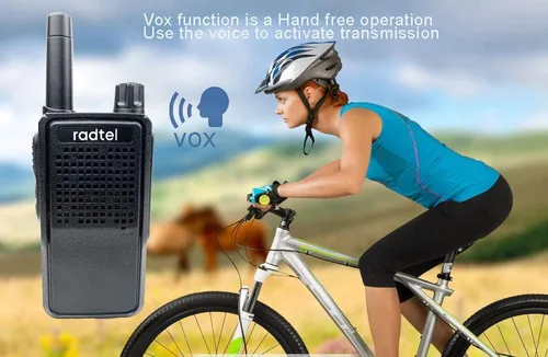 Miniatura 4 de Radtel RT-518 Walkie Talkies recargables para adultos, radio bidireccional FRS de mano de largo alcance, 22 canales, manos libres VOX para camping