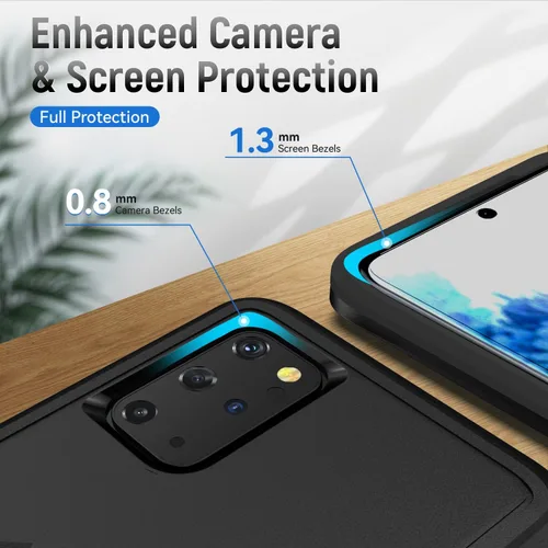 Miniatura 6 de Funda para Samsung Galaxy S20 Plus con soporte, anillo magnético de armadura, resistente funda protectora de grado militar a prueba de golpes