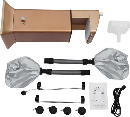 Miniatura 7 de Vaporizador ultrasónico de 650 W para acondicionamiento profundo, secador de pelo profesional de pie con doble tubo ajustable y tanque de 40 onzas