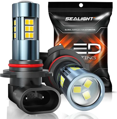 Miniatura 12 de SEALIGHT Bombillas LED antiniebla H11 H16 H8 o DRL, 14000 lúmenes, 6500 K, blanco frío, 600% de brillo, chips LED CSP H8 H11, luces antiniebla