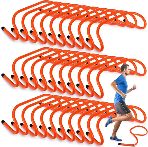 Miniatura 7 de Wettarn 30 obstáculos de velocidad de 6 pulgadas, obstáculos de entrenamiento de agilidad, obstáculos pliométricos de práctica de agilidad