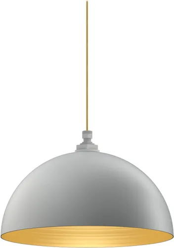 Miniatura 10 de Steel Lighting Co. Brentwood - Lámpara colgante Montada en el techo Cúpula redonda de 14 pulgadas Estilo moderno contemporáneo de granja