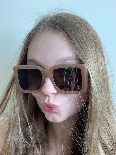 Miniatura 24 de PORADAY Gafas de sol cuadradas grandes de moda para mujeres y hombres, marco grueso negro de lujo, gafas de sol modernas con montura grande