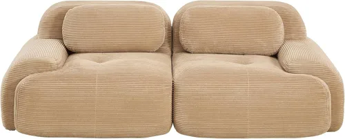Miniatura 10 de Sofá modular sin hueso comprimido de espuma viscoelástica de 117 pulgadas, sofás seccionales grandes de 3 plazas para sala de estar, sofá modular