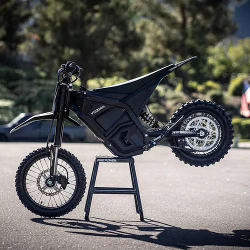 Miniatura 9 de Yozma IN10 - Motocicleta eléctrica de motocross, motocicleta eléctrica de 2600 W 40 MPH con batería de 48 V/23 AH, frenos hidráulicos completos