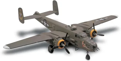 Miniatura 4 de Revell 1: 48 B25J Mitchell, marrón