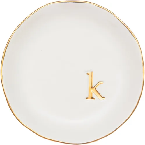 Miniatura 2 de COLLECTIVE HOME - Bandeja de cerámica para joyas, plato decorativo para anillos, aretes, collares, pulseras, llaves de reloj, regalo de cumpleaños