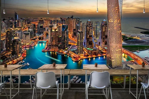 Miniatura 13 de FLFK Murales de pared 3D, autoadhesivos, autoadhesivos, removibles, para decoración moderna del hogar, 78.7 x 59 pulgadas