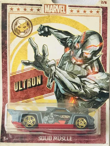 Miniatura 3 de Hot Wheels 2019 Marvel Avengers - Juego completo de 6 autos fundidos a troquel