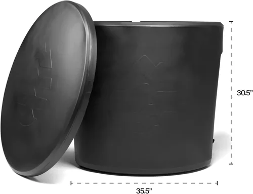 Miniatura 9 de Ice Barrel Bañera (modelo 300) – Bañera fría aislada independiente para entrenamiento de terapia fría para atletas con puertos enfriadores