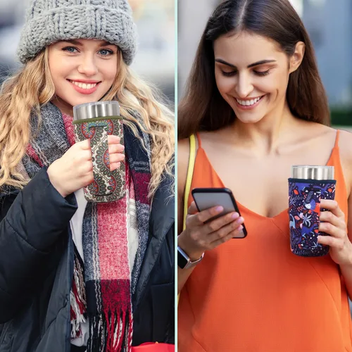 Miniatura 5 de Fundas Aislantes de Neopreno Portavasos con Asa para Vasos Tumbler de 20oz, Funda Reutilizable para Café Helado Para tazas de café de 30oz - 32oz