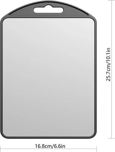 Miniatura 3 de APHUIME - Espejo de ducha grande sin niebla para afeitado (10.1 x 6.6 pulgadas) con gancho para maquinilla de afeitar, espejo antivaho para colgar