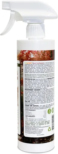 Miniatura 2 de EcoVenger Spray de eliminación de pulgas y garrapatas de 16 onzas para perros y gatos, protege de pulgas, ácaros, garrapatas y mosquitos, elimina +