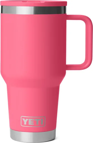 Miniatura 15 de YETI Rambler - Taza de viaje de 30 oz con tapa con pajita abatible - Acero inoxidable, aislada al vacío, a prueba de fugas, compatible con Negro