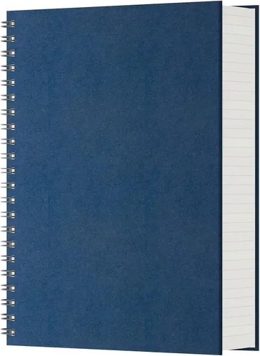 Miniatura 12 de EUSOAR Cuadernos para el trabajo, 1 paquete A4 de 8.3 x 11.2 pulgadas, tapa dura, rayado en espiral con renglones universitarios, 240 páginas