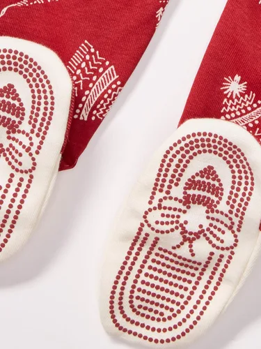 Miniatura 4 de Burts Bees Baby Pijamas navideños de algodón orgánico a juego para toda la familia